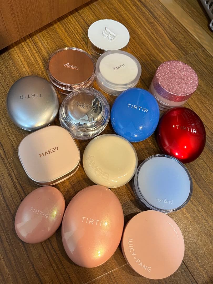 残量様々韓国ファンデーション