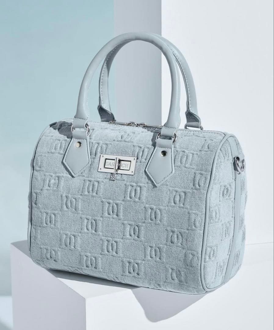 ダーリッチ エンボスロゴデニムボストンバッグ ノベルティ