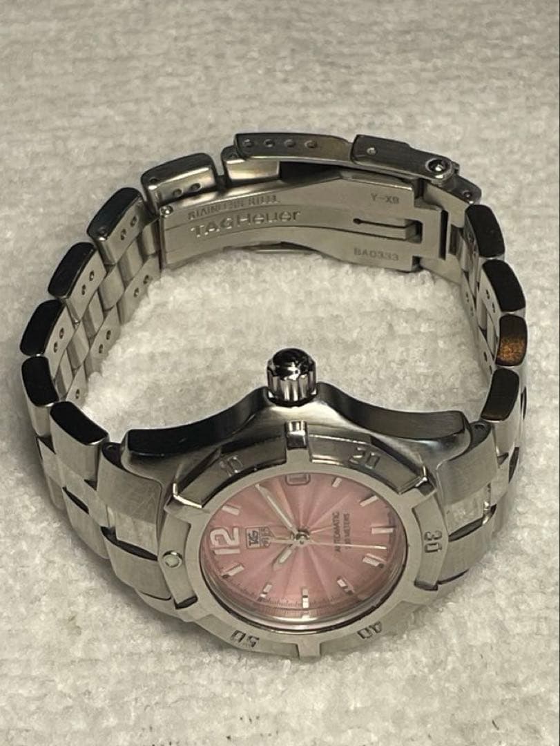 TAGHEUER クォーツじゃない！Diver's 200m ピンク自動巻　箱付