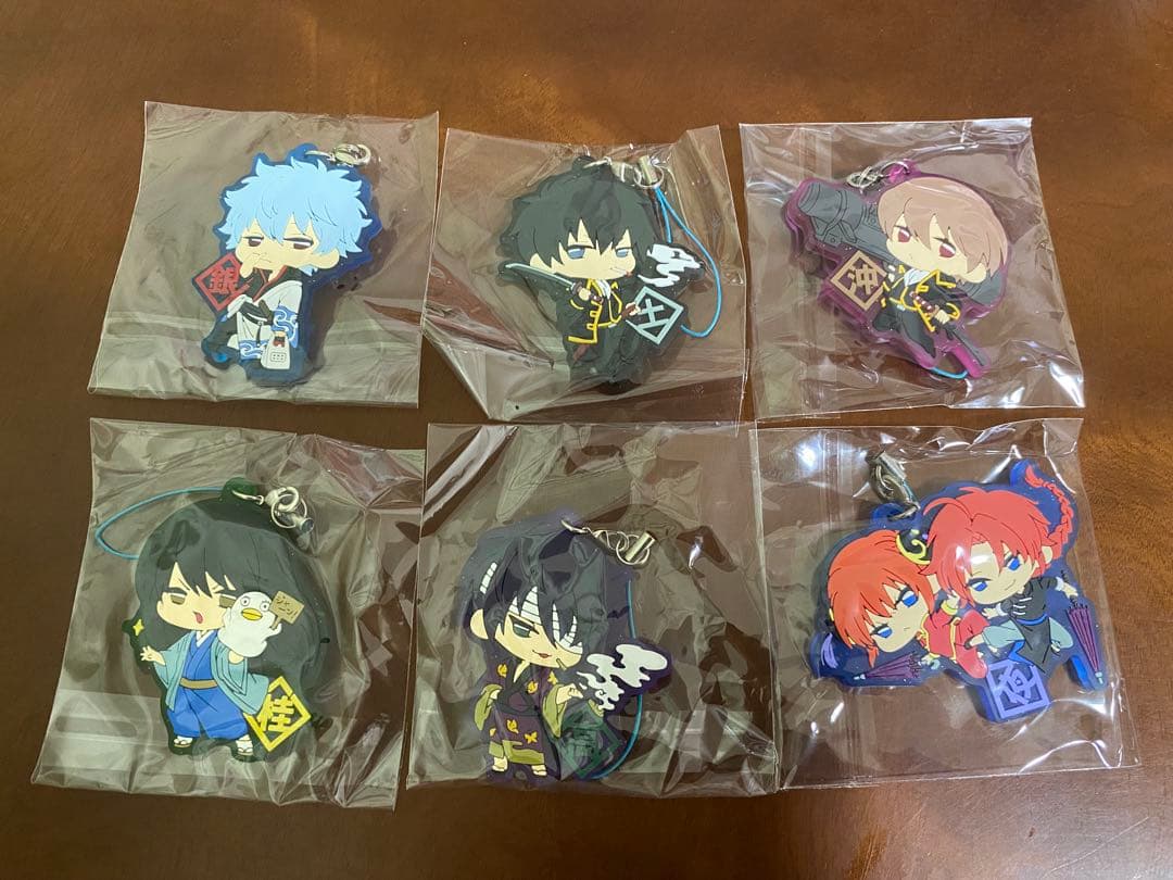 銀魂　クリアラバーストラップ　全6種