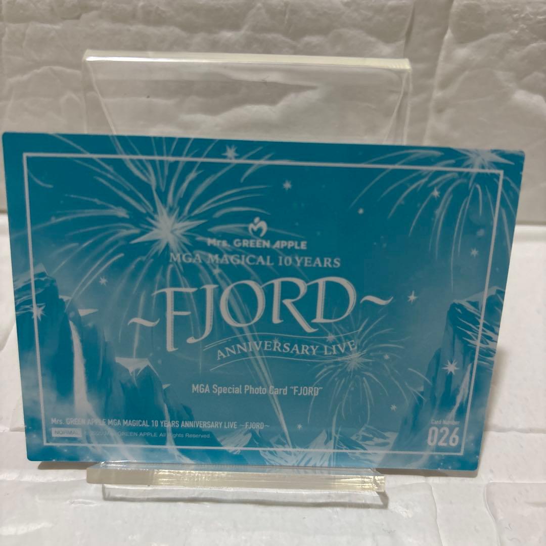Mrs. GREEN APPLE FJORD フォトカード 026大森元貴 - メルカリ