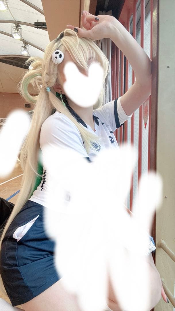 鳴潮 リンネー コスプレ ウィッグ 髪飾り イヤリング - メルカリ