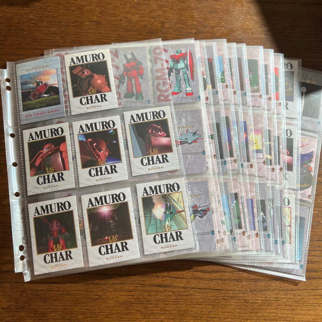 カードダスマスターズ　カード　モビルスーツガンダム　セミコンプセット　125種