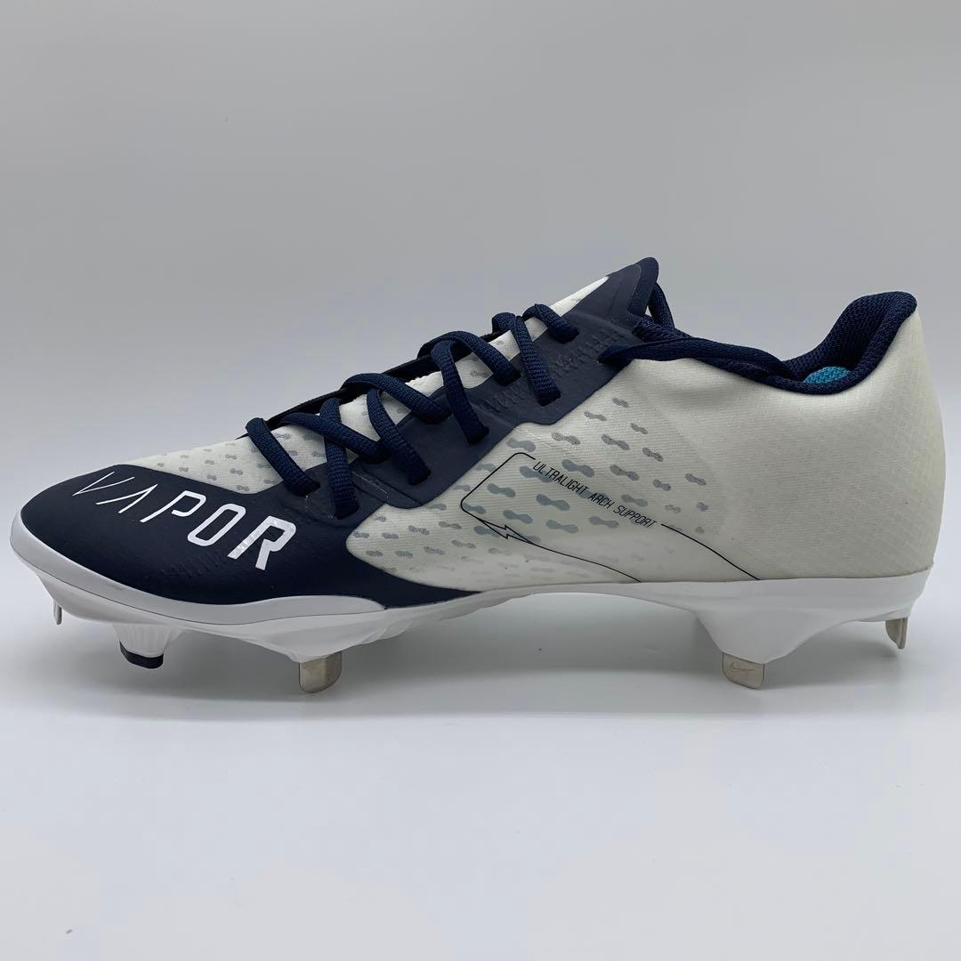 NIKE 野球 スパイク ネイビー 紺 金具 ポイント 軽量 26.5㎝ - メルカリ