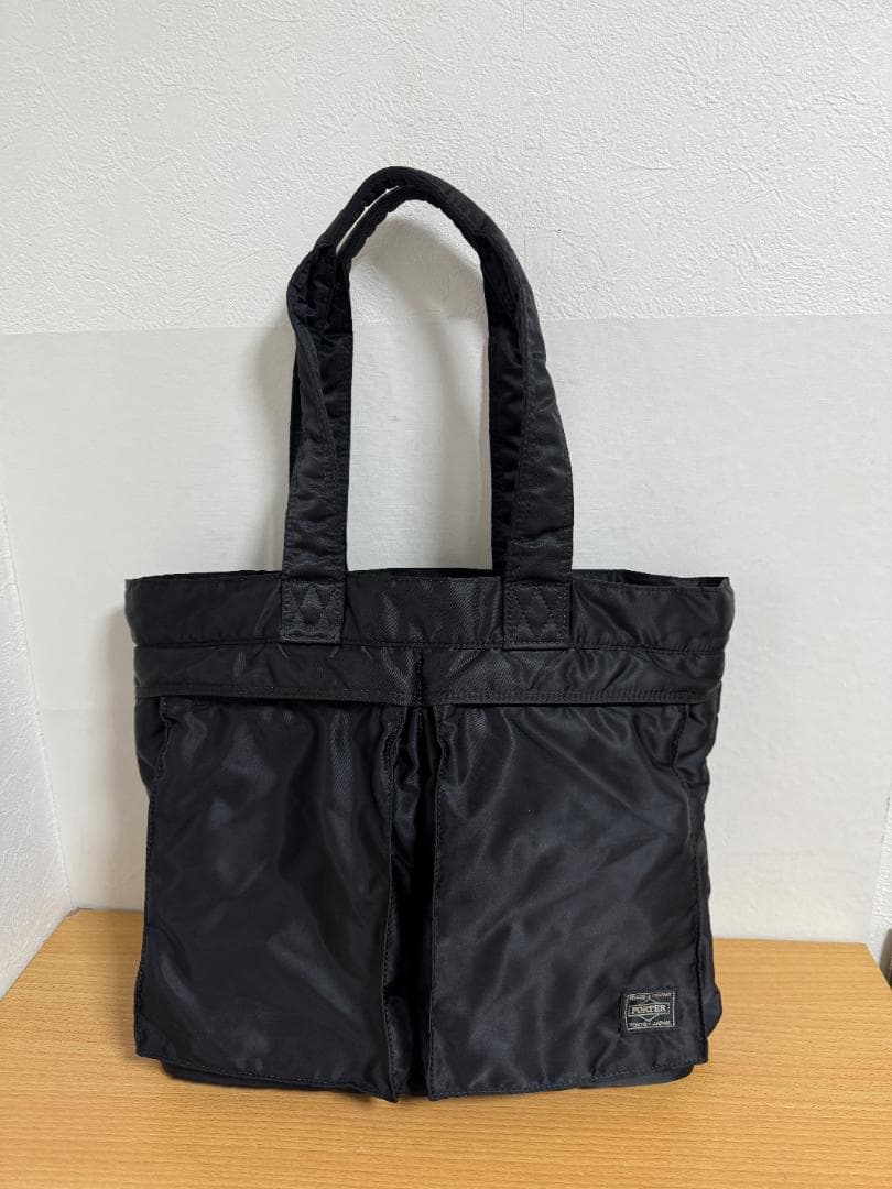 極美品●PORTER タンカー TANKER トートバッグ（大）旧型 黒