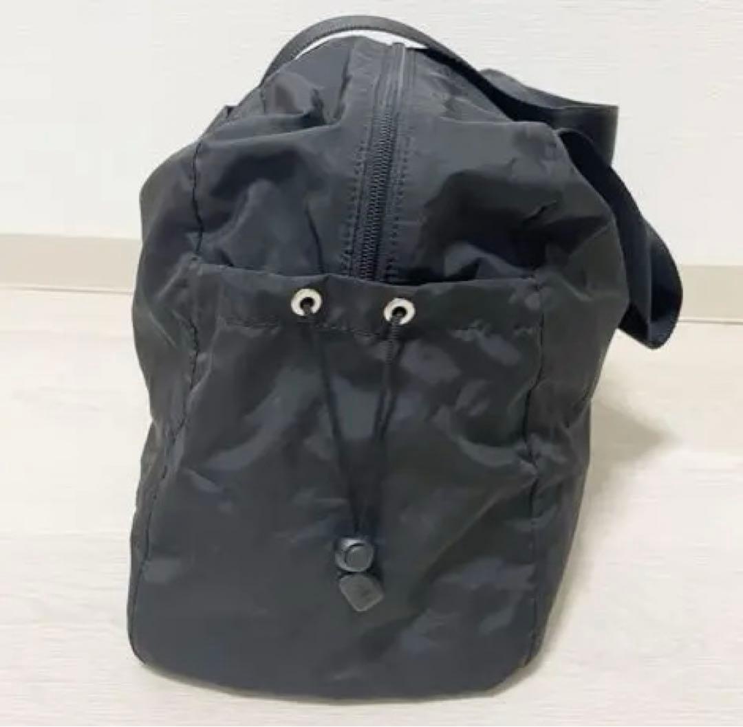 アニエスベー ボストンバッグ 肩掛け大容量 折りたたみ可能定価16000円