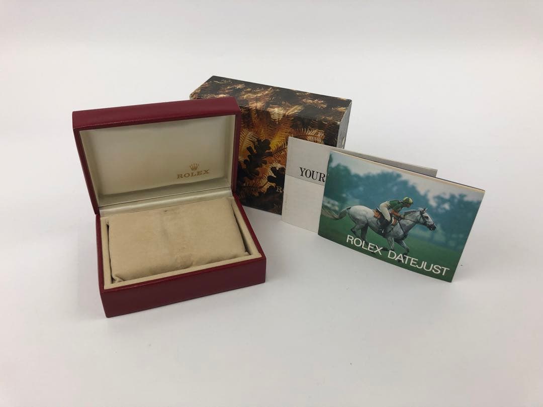 チ*認様 ロレックス　空き箱　外箱　内箱　取説　小冊子　レッド