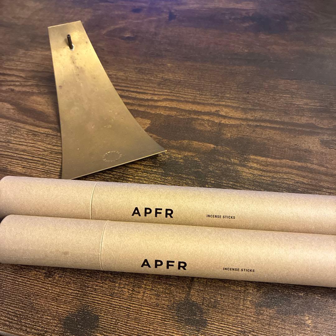アポテーケフレグランス　APFR お香立て　お香セット BRASS INCENSE HOLDER 無垢の真鍮材を手加工で仕上げたお香立て