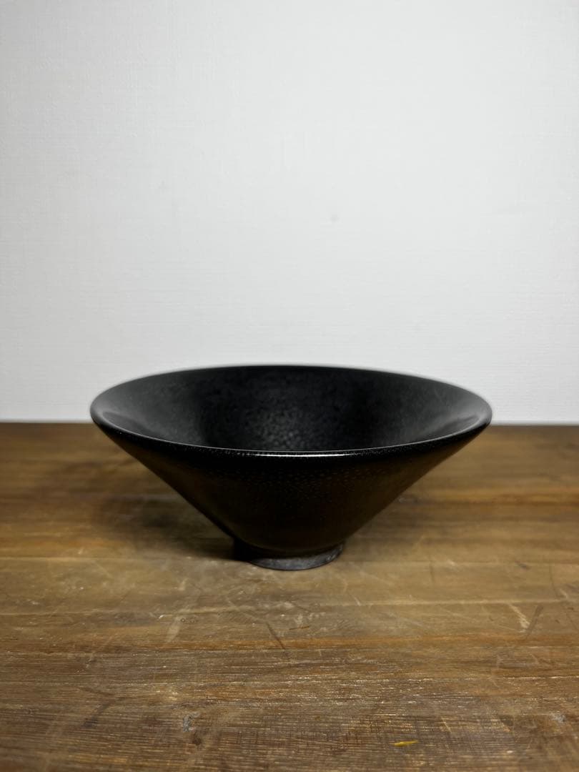 宋時代　河南油滴天目茶碗　宋