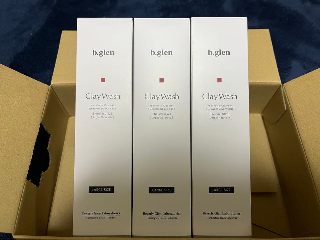 b.glen ビーグレン クレイウォッシュ ラージサイズ 200g 3本セット