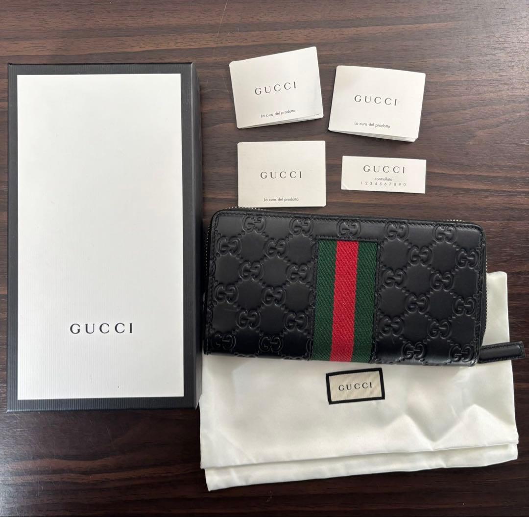 美品　GUCCI グッチ ジッピーウォレット 長財布