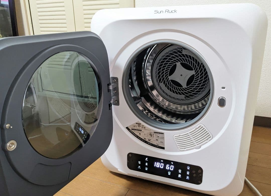 ★サンルック 衣類乾燥機 3kg 乾きくん【SR-ASNM206】2024年製