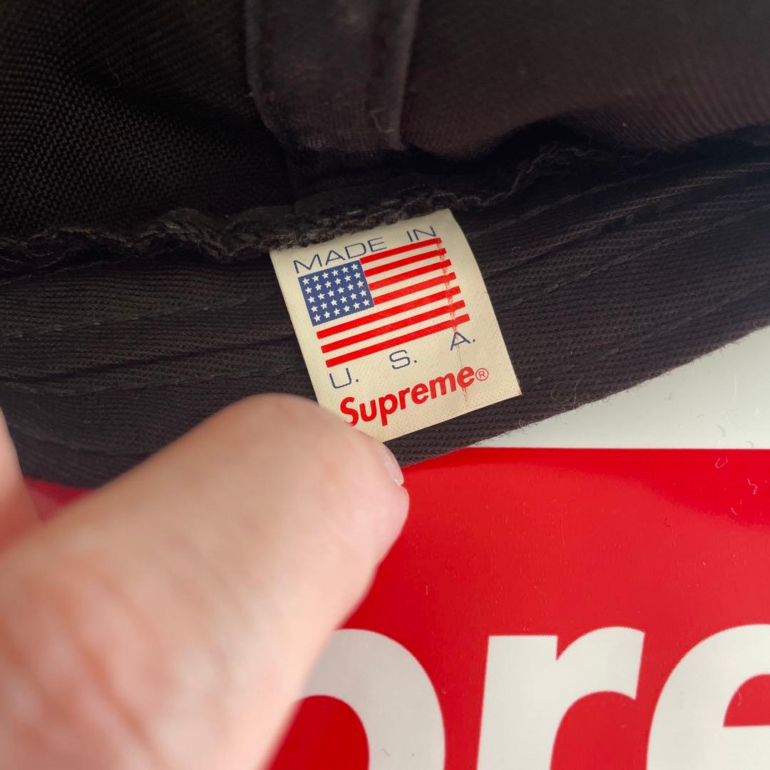 Supreme Sロゴ ブラックキャップ - メルカリ