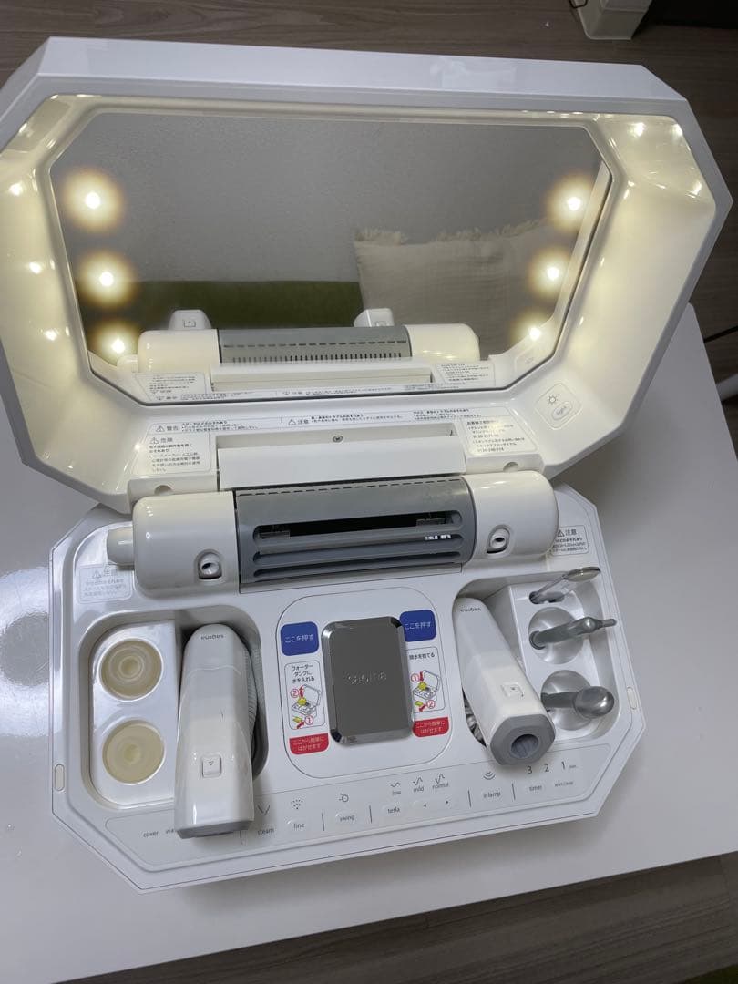 GOLD サキナ ルルシェ 美顔器 スチーマー LEDライト付き 71867-15-