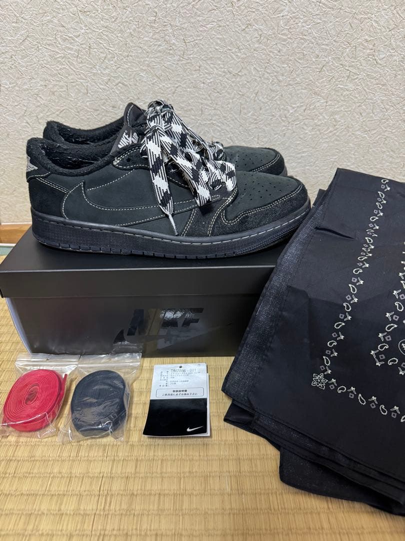 エアジョーダン1 トラヴィススコット　ブラックファントム