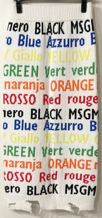 新品未使用　msgm ニットスカート　size / S