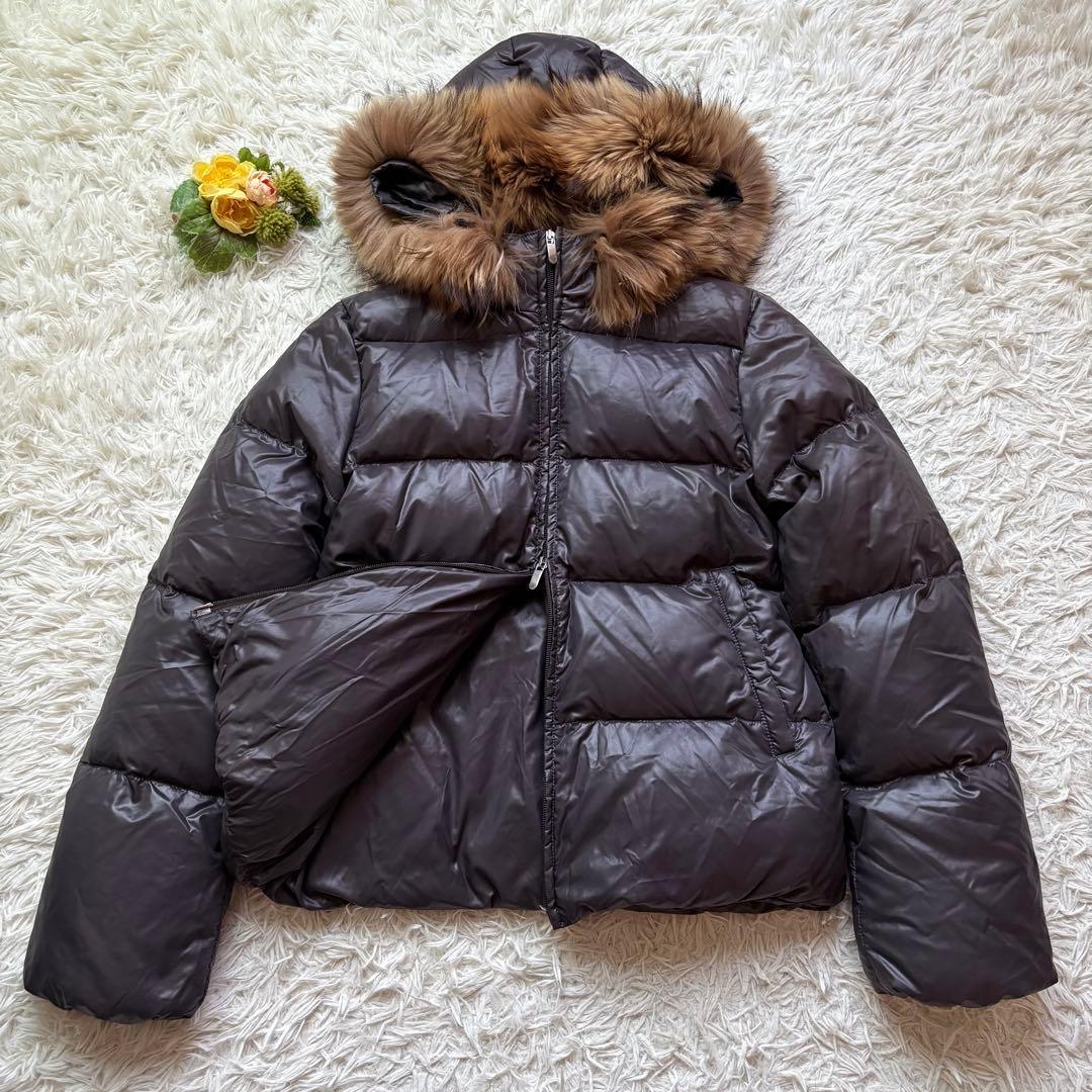極美品♡デュベティカ アダラ ダウンジャケット ラクーンファー 2way L