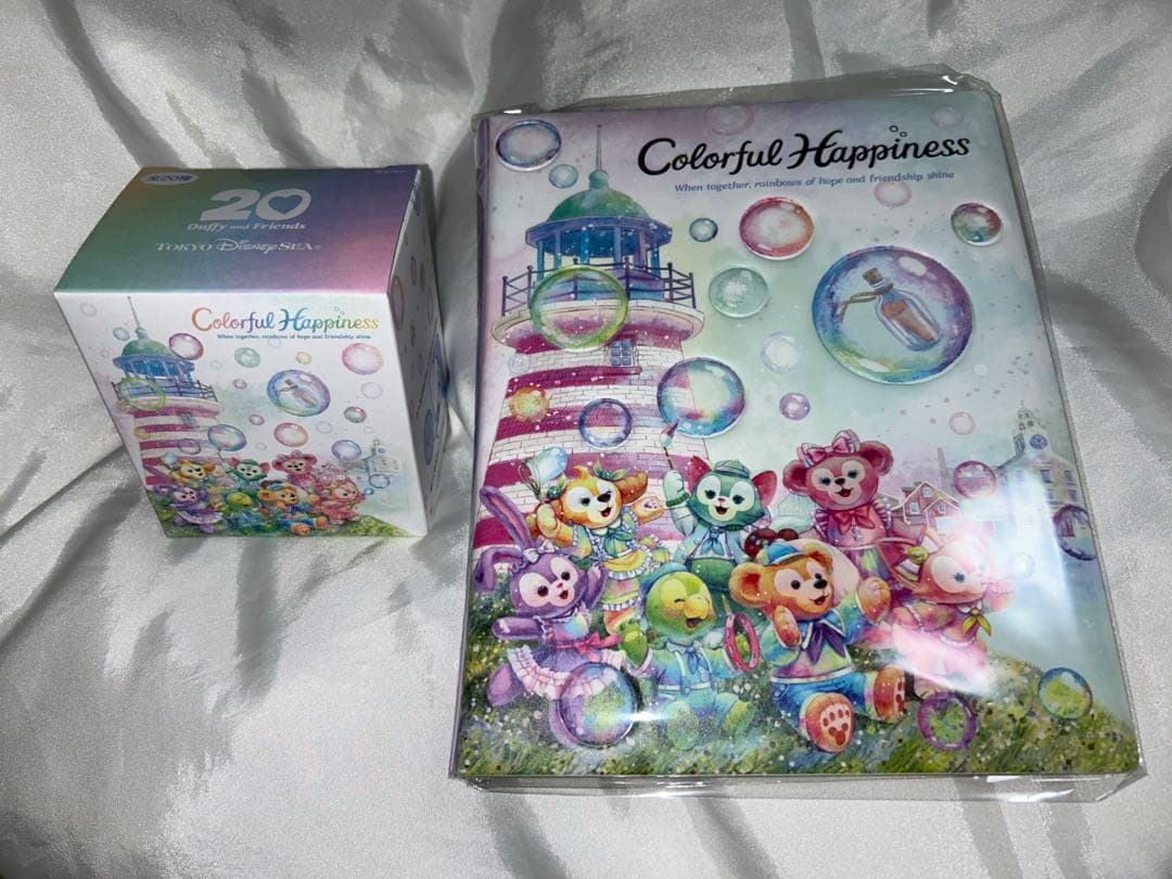 ダッフィー＆フレンズ 20周年 カラフルハピネス ワッペンホルダー ワッペン