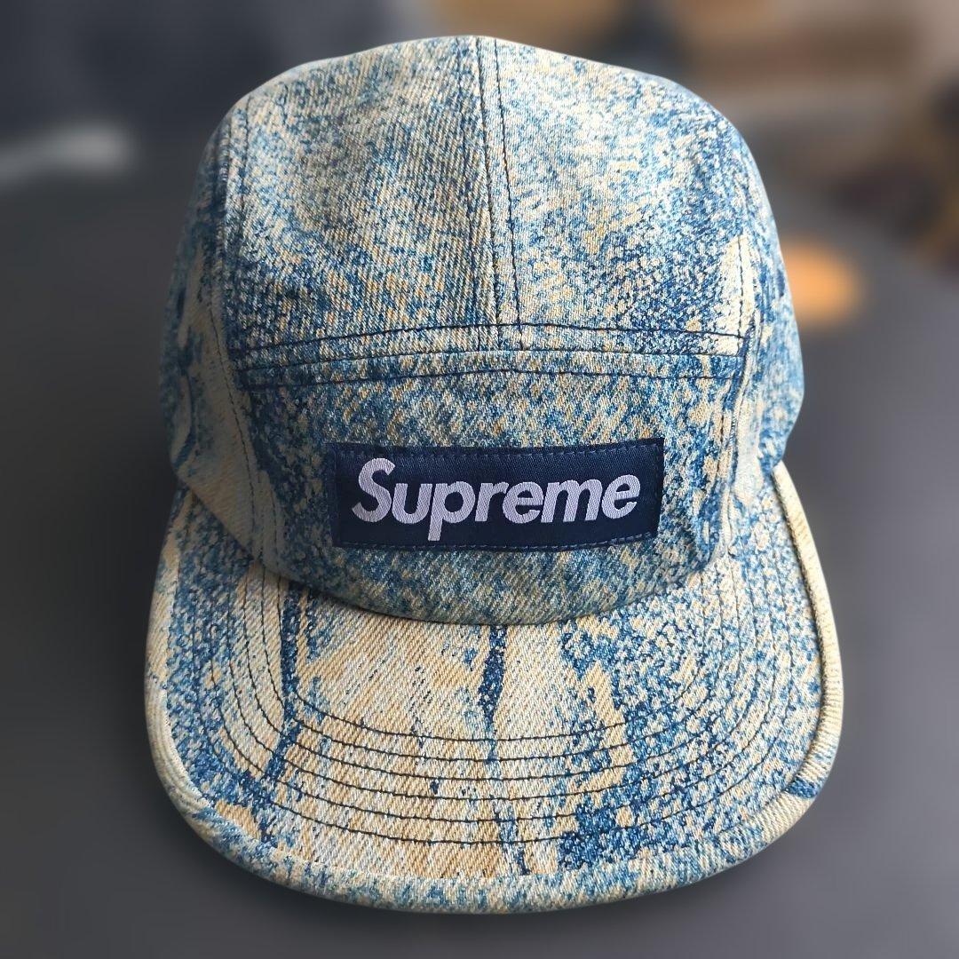 Supreme デニム 5パネル キャップ Box Logo - メルカリ