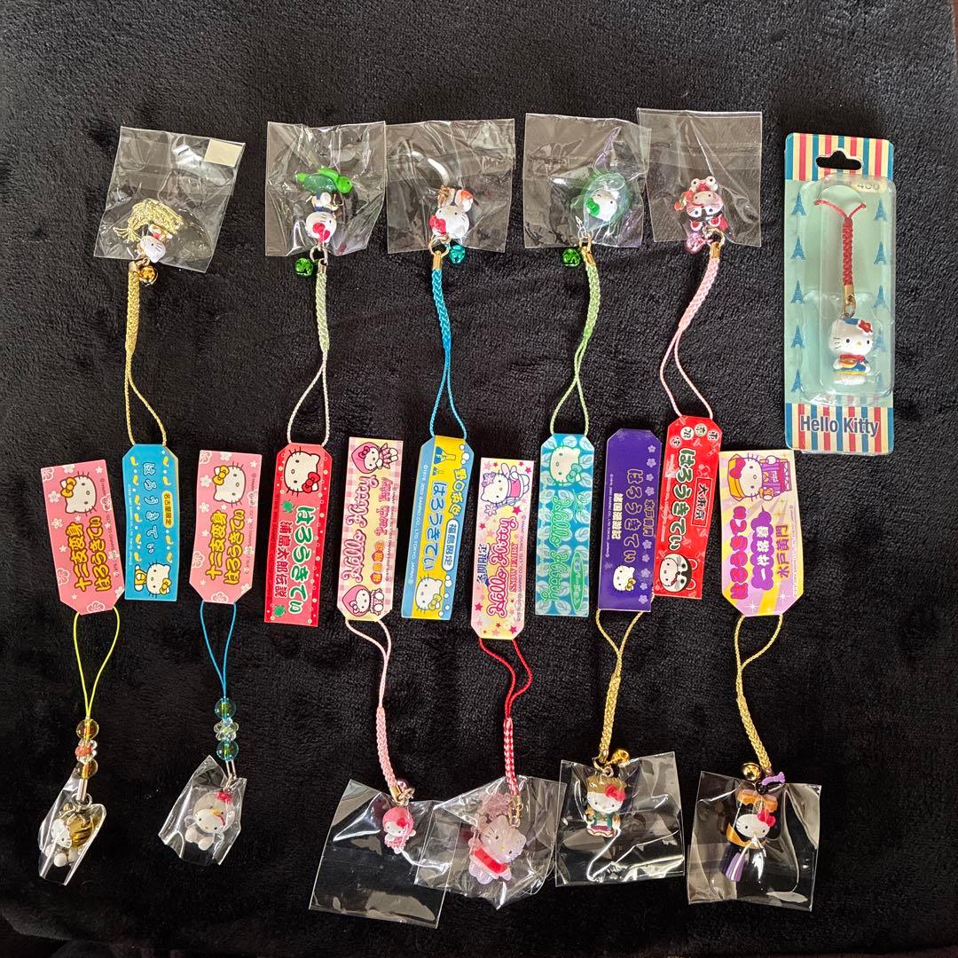 ご当地ハローキティ　根付け　12コ　まとめ売り