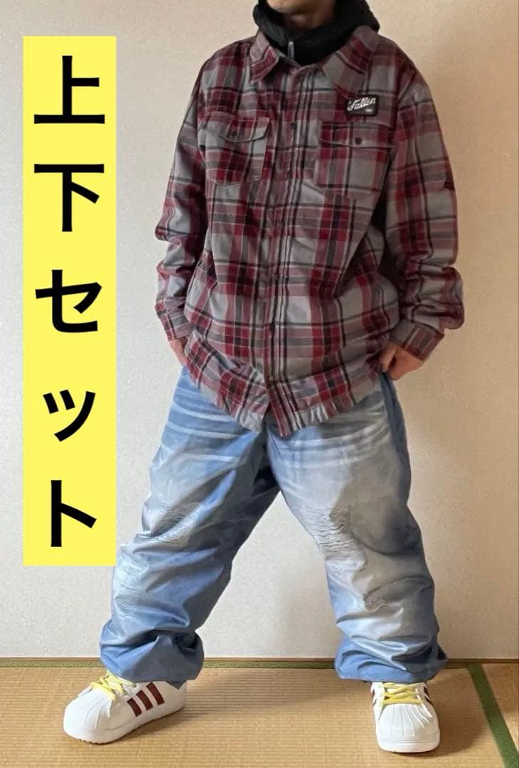 686ジャケット Lサイズ　アッシュグリーンパンツ Mサイズ　上下セット