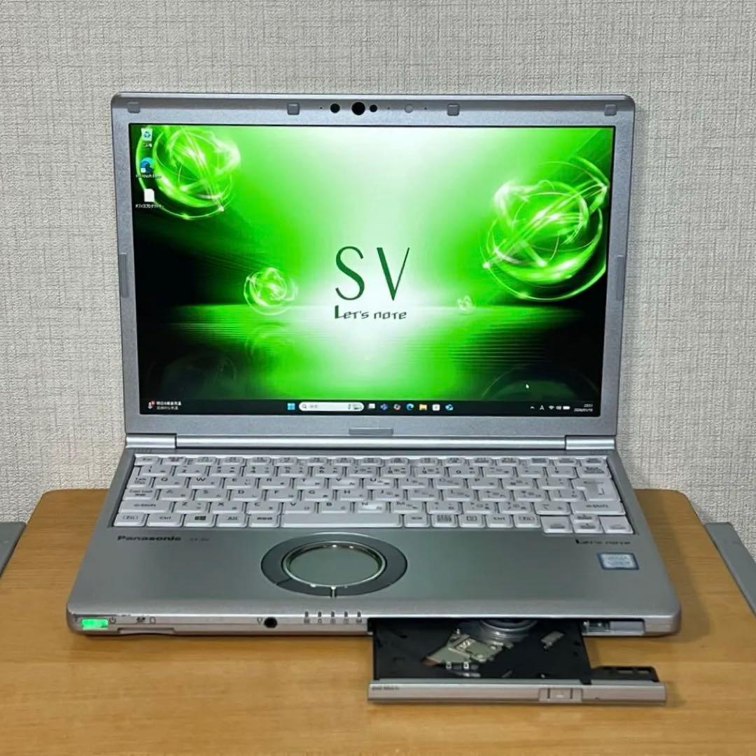 バッテリー良好!レッツノートSV7 i5 8G／256GB／光学ドライブ