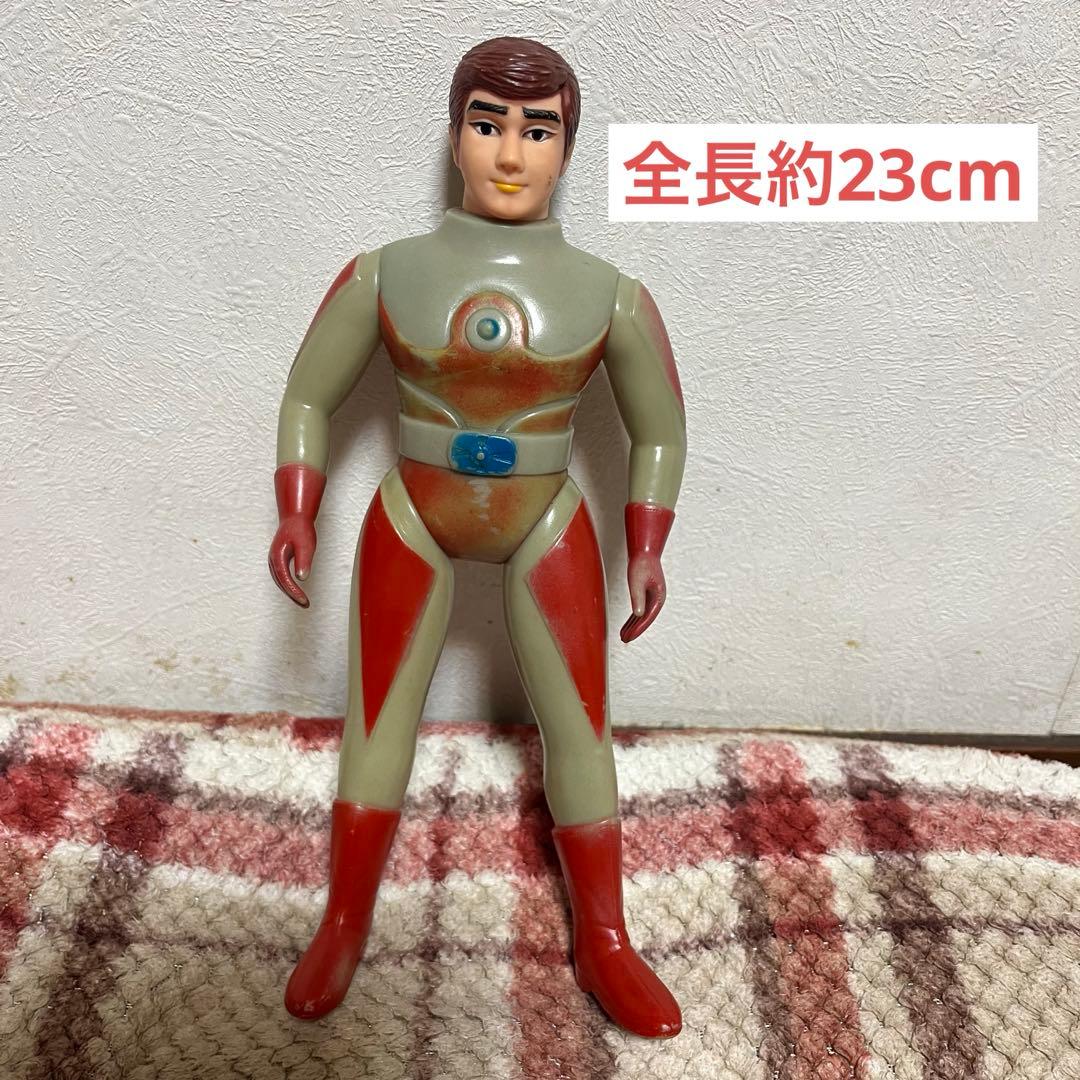 ウルトラ父　円谷プロ　ブルマァク　ソフビ　ウルトラの父　当時物 ブルマァク ウルトラの父 ソフビ 面取れ マスク取れ 人形 当時物