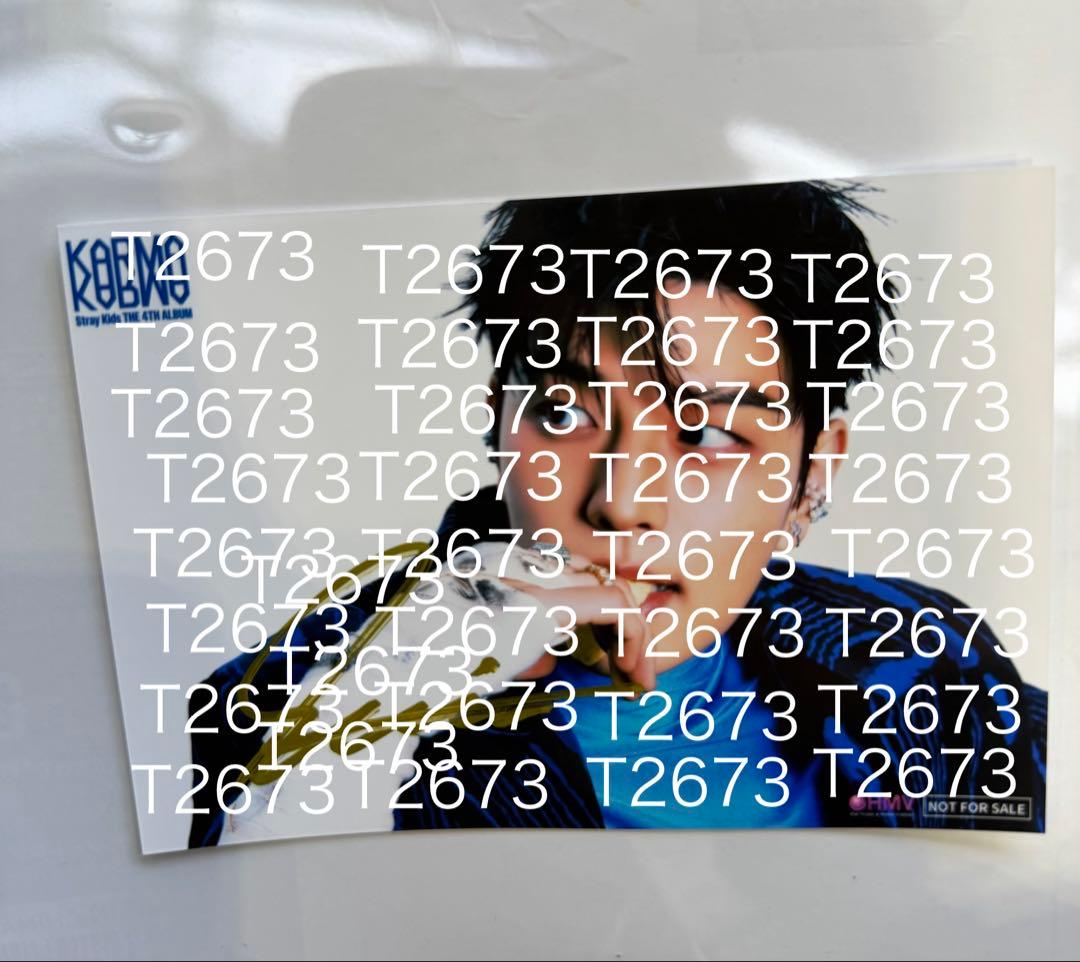 スキズKARMA京都オフイベ　スンミン　直筆サイン