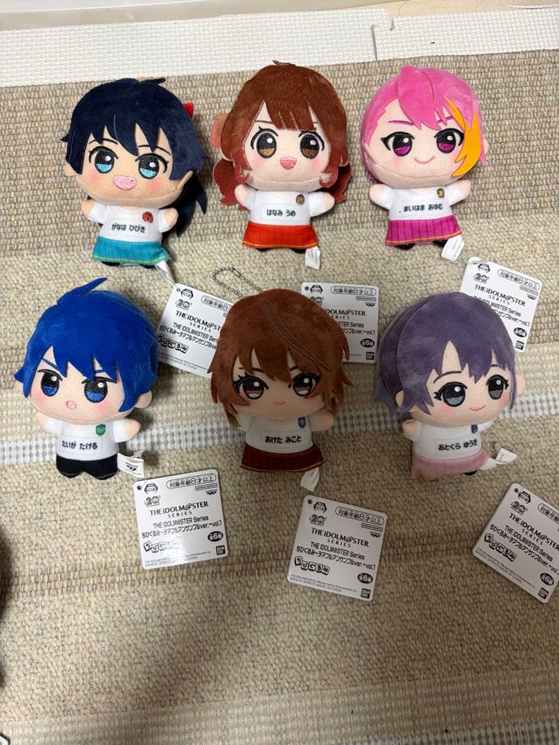 ぬ*ん様 アイドルマスター　チアフルアンサンブル　ちびぐるみぬいぐるみ vol1