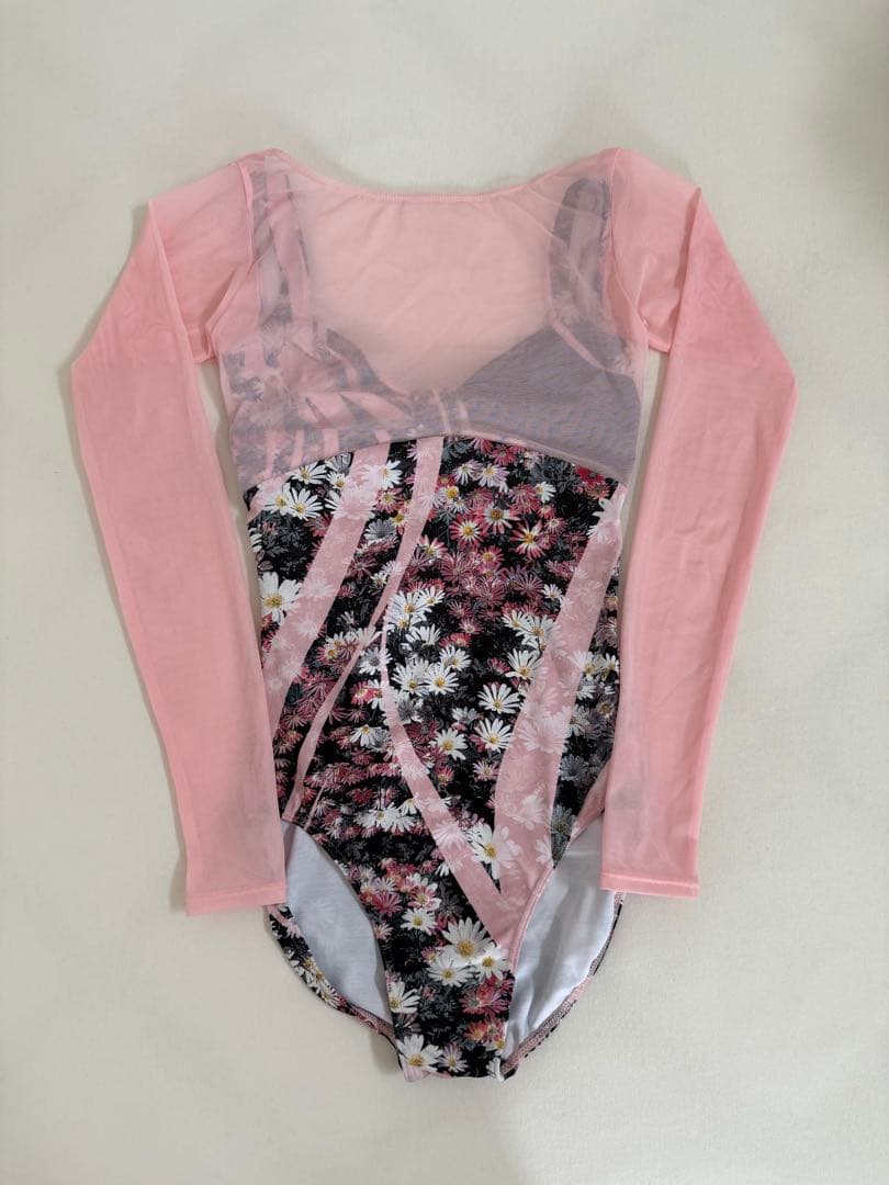 stina スティナレオタード　Sサイズ stina / type Y neck ribbon / misty yellow / girl