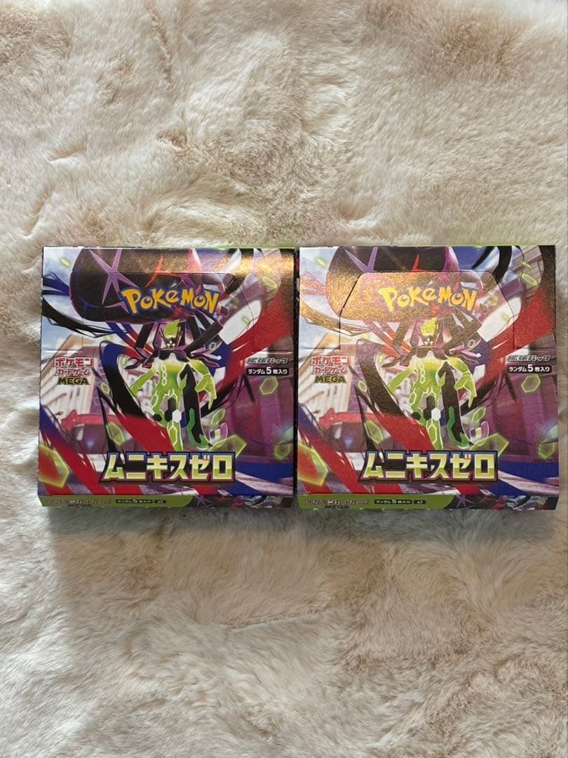 ポケモンカード　ムニキスゼロ2BOXシュリンクペリペリなし