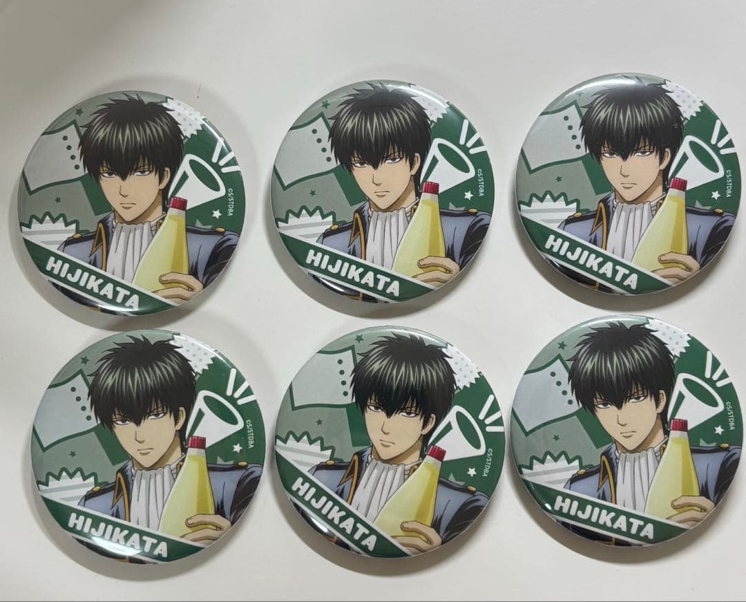 銀魂 土方十四郎 缶バッジ ローソン100 - メルカリ