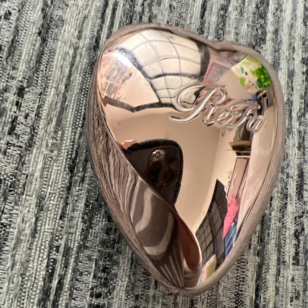 リファ ハート型ヘアブラシ ローズゴールド