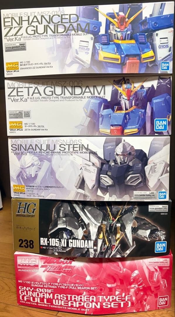 ガンプラ　5点セット