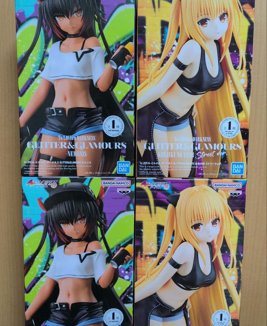 ToLOVEる GLITTER&GLAMOURS 金色の闇 ネメシス4体セット - メルカリ