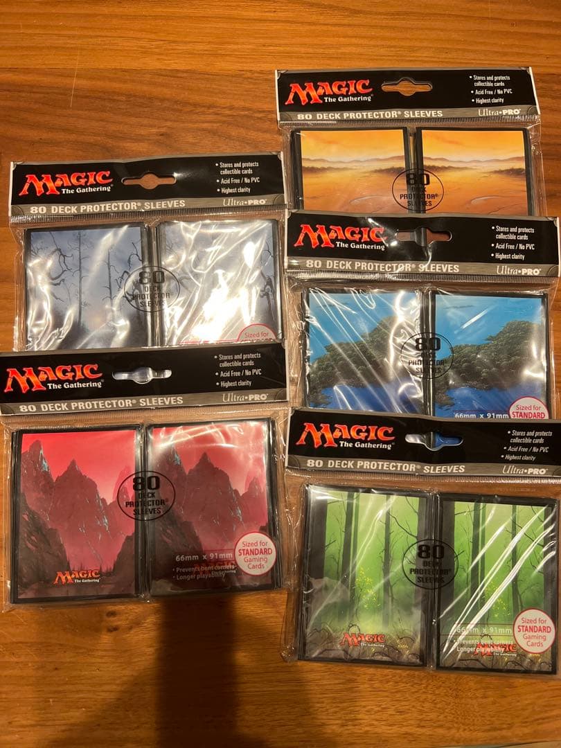 マジックザギャザリング　アンヒンジド　スリーブ　mtg Amazon.co.jp: mtg スリーブ アンヒンジド 5色セット 絶版 ウルトラ