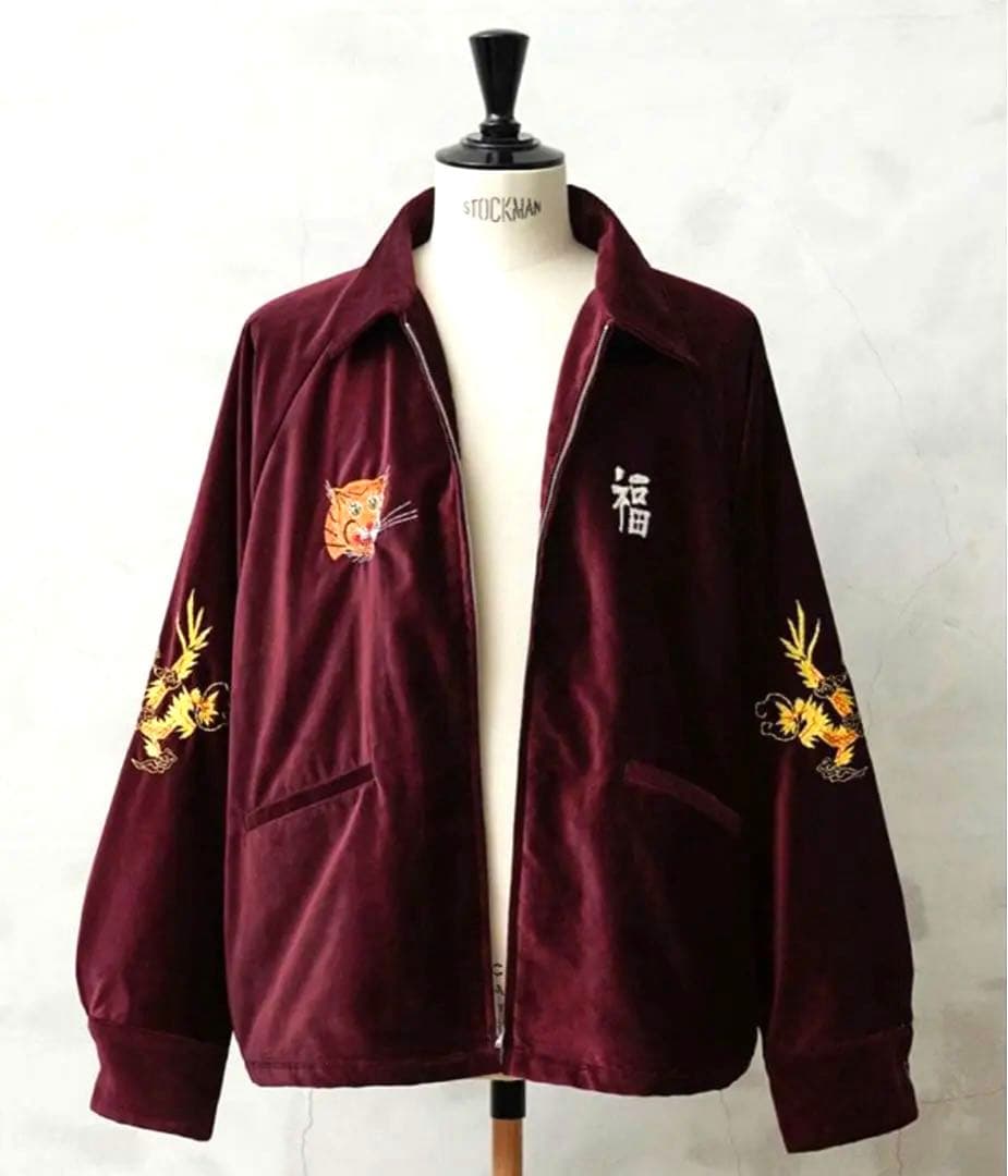 限定価格WAIPER TOWNCRAFT 別注 ベトジャン別珍 ワイン　XL