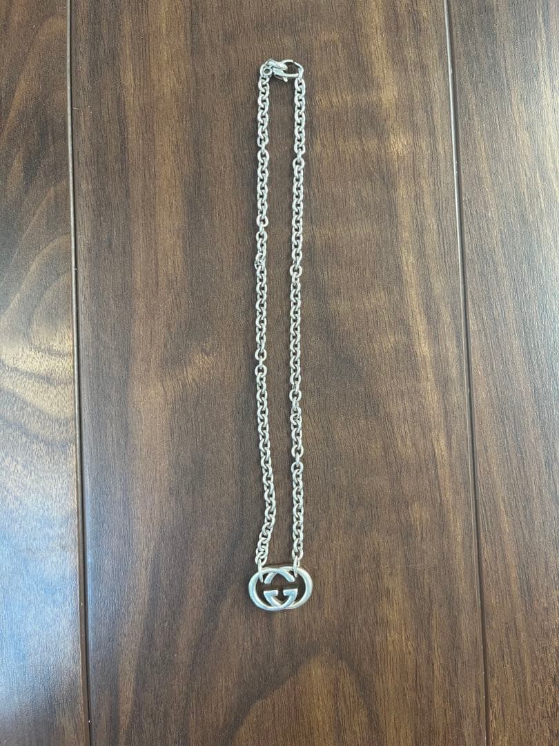 GUCCI シルバー ロゴチェーンネックレス グッチ GUCCI アクセサリー ネックレス ペンダント シルバーボール