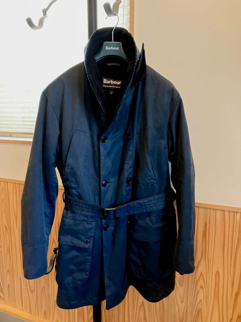 BARBOUR × EG MACKINAW COAT NAVY Lサイズ - メルカリ