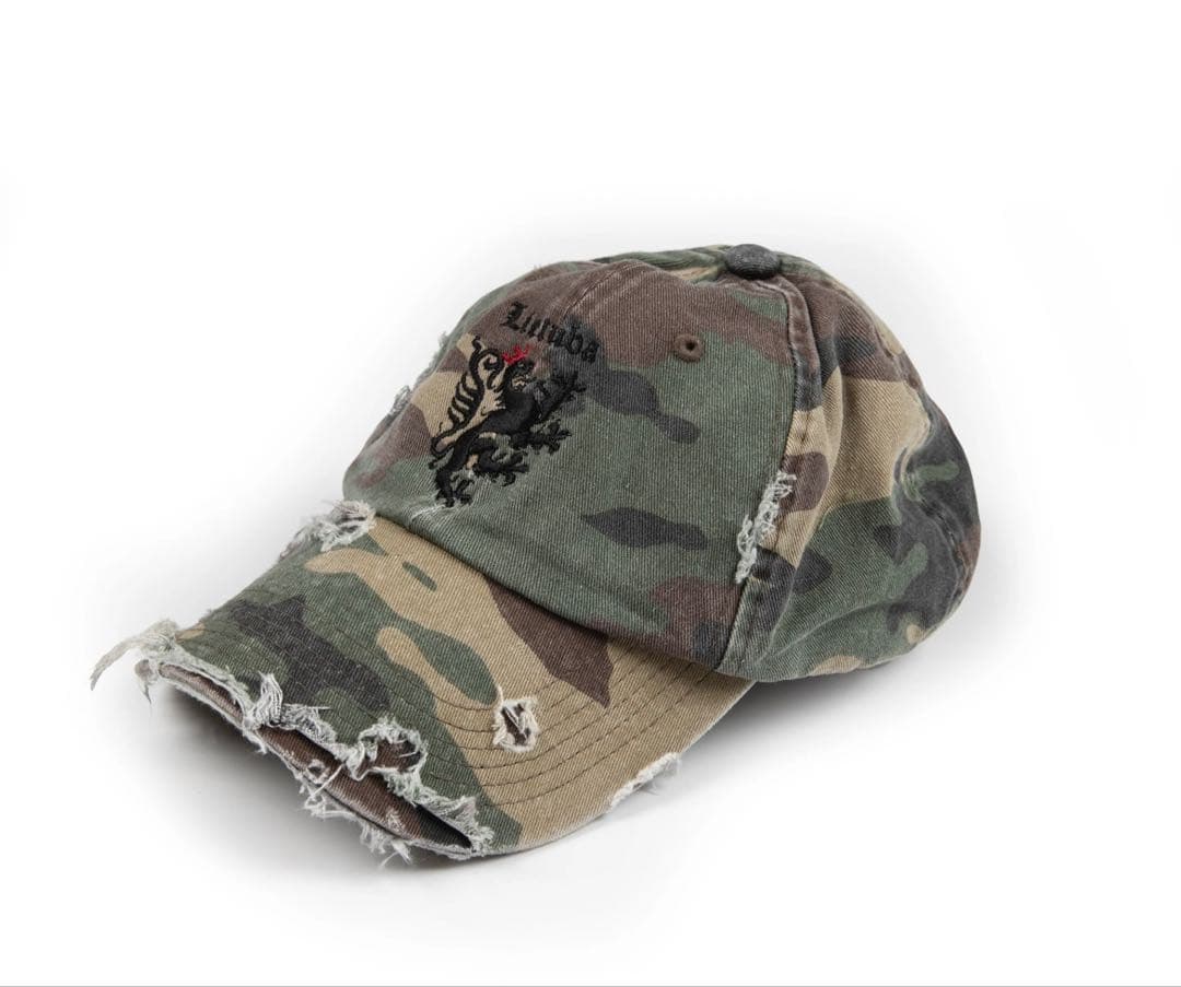 ALEXANDER DIGENOVA 25SS 迷彩CAP カモ　ダメージ加工