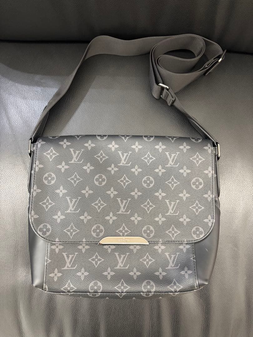 LOUIS VUITTON ルイヴィトン　メッセンジャー　モノグラム　黒