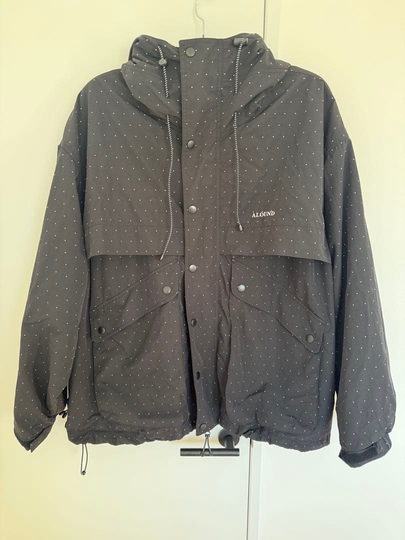 ALOUND DOT NYLON JACKET Lサイズ ALOUND VENTILATION DOT NYLON JACKET L - メルカリ