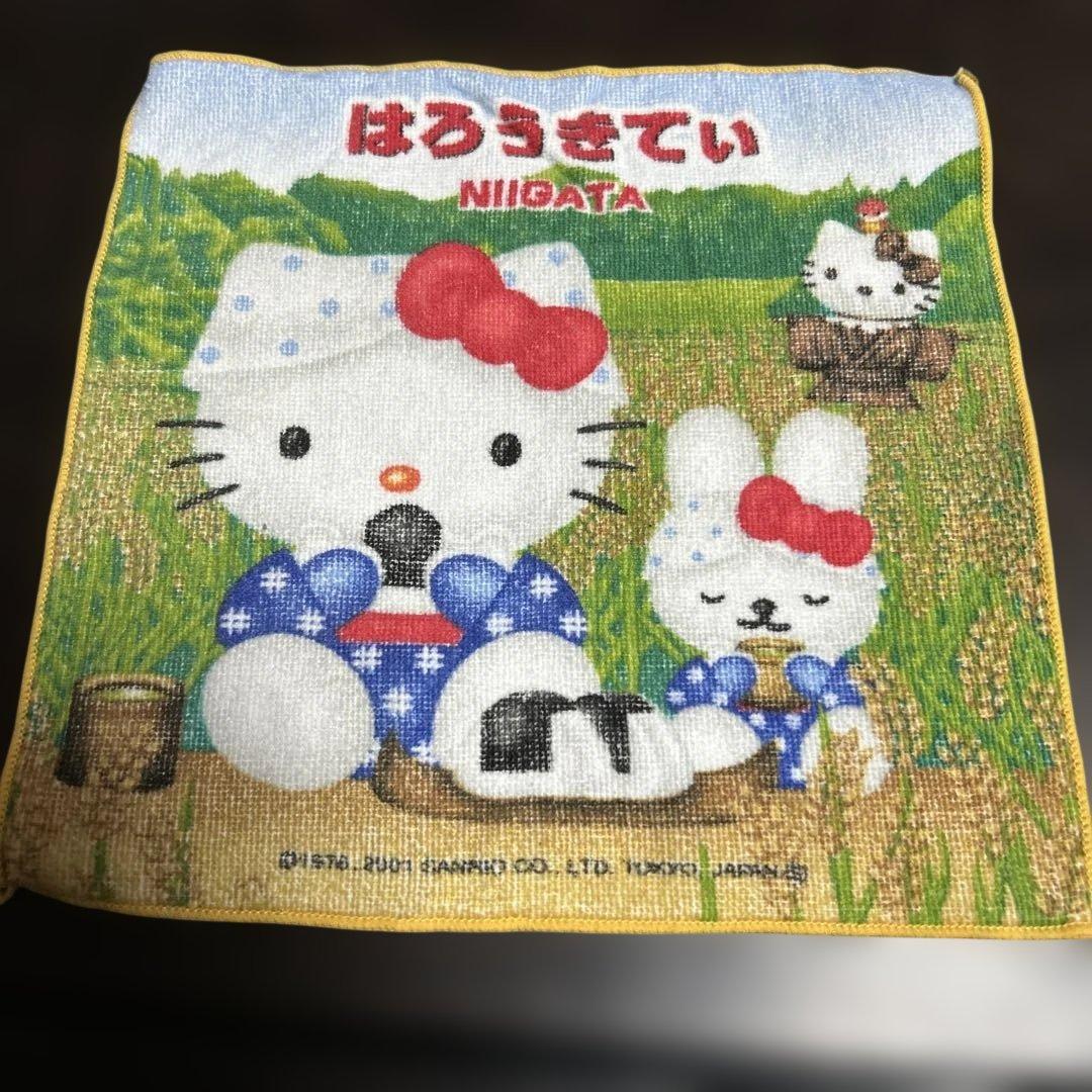 レア 2000年 ご当地キティ 新潟.伊豆限定 プチタオル 平成 当時物