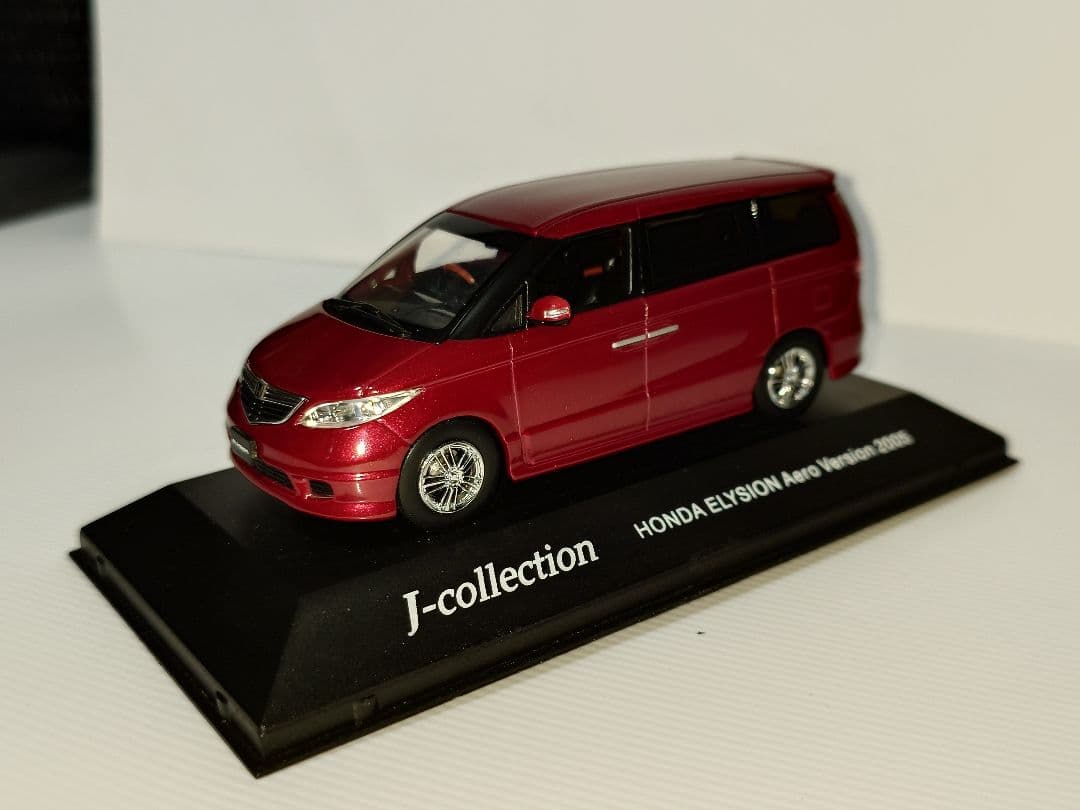 京商 Jコレクション ホンダ エリシオン ミニカー 赤 1/43 - メルカリ