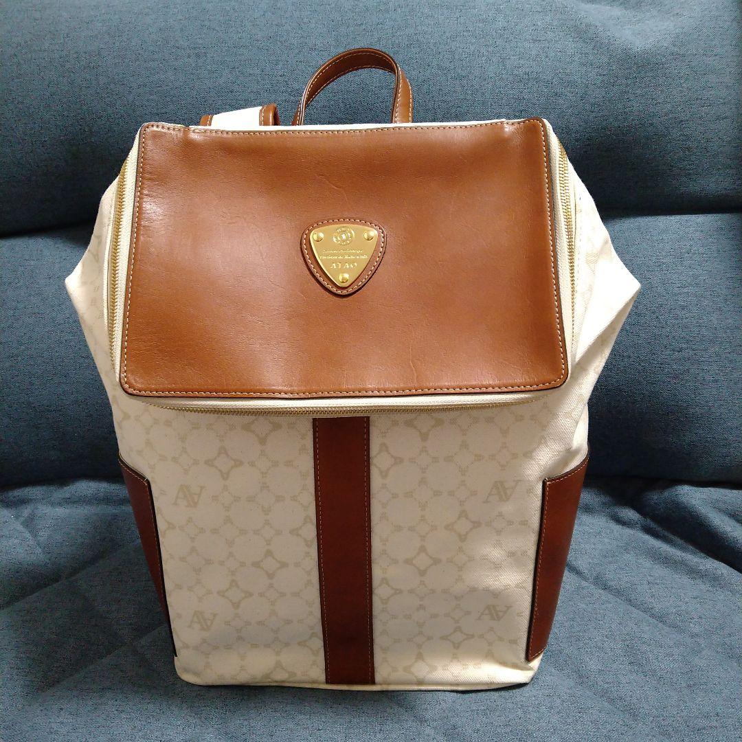 さぼってん様　アタオ　未使用タグ付　マッシュルーム　モノグラム　リュック