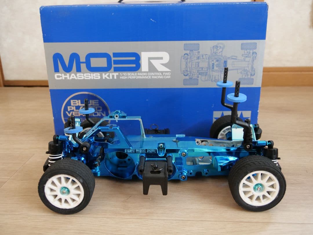 タミヤ　MO3R　限定ブルーメッキバージョン
