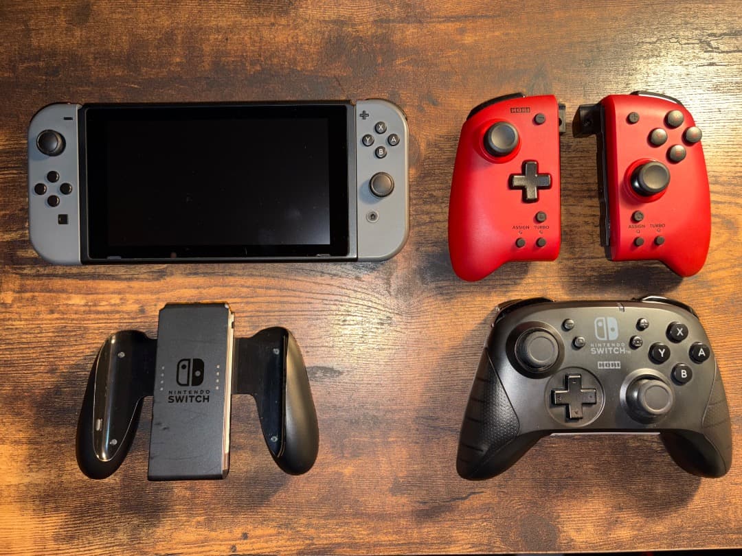 箱無し】Nintendo Switch グレー 周辺機器セット - メルカリ