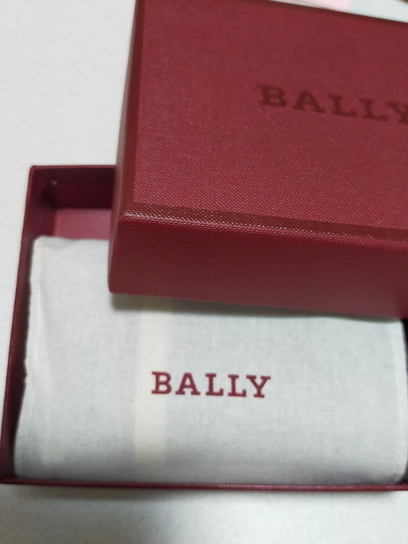 BALLY コインケース 希少赤白ライン 小銭入れ メンズ 箱あり - メルカリ