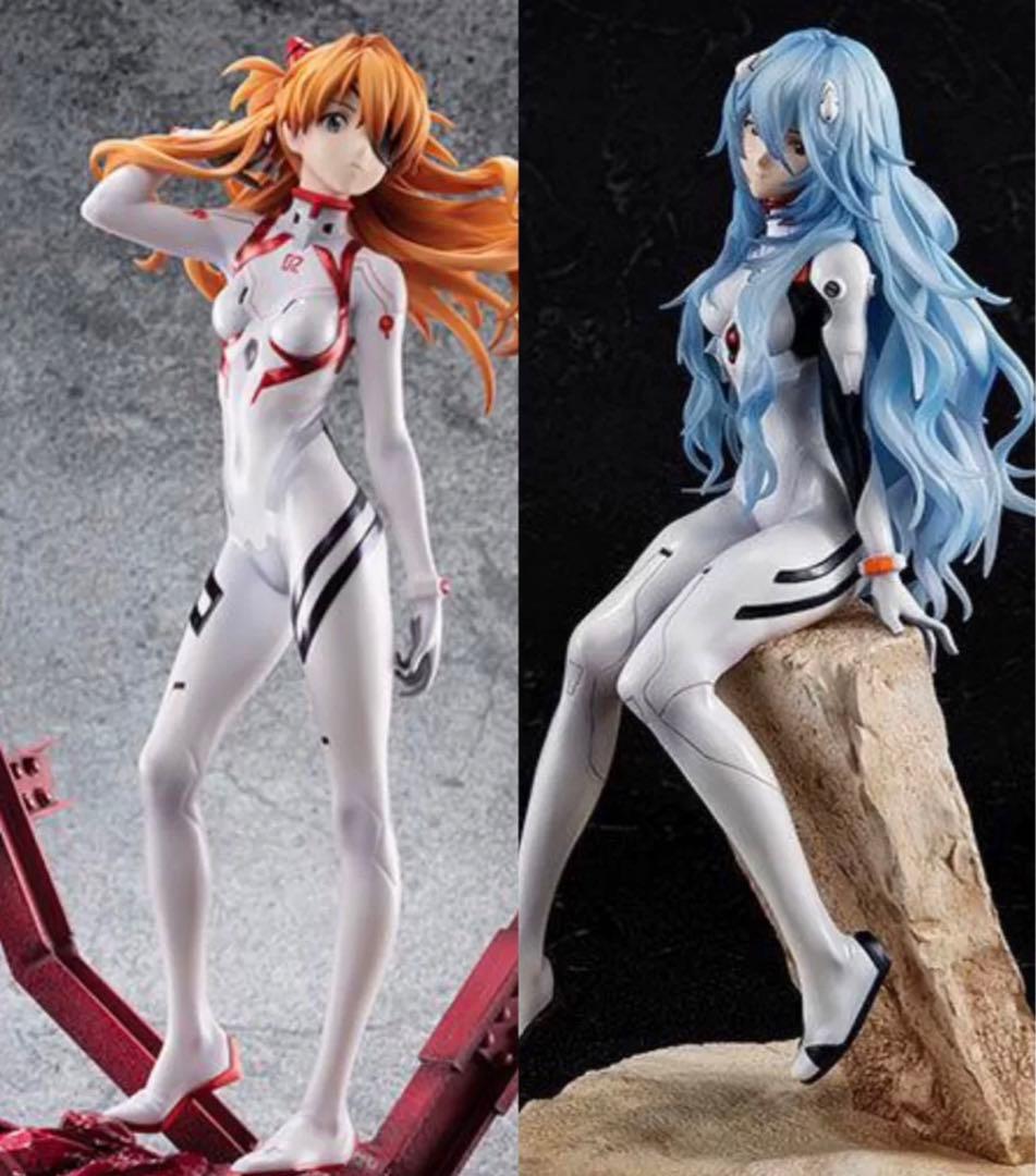 エヴァンゲリオン綾波レイ明日香フイギュア