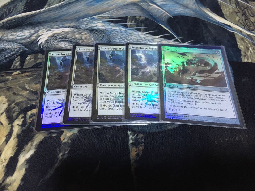 石鍛冶の神秘家(GPプロモ)4枚セット＋殴打頭蓋　SALE品 石鍛冶の神秘家/Stoneforge Mystic》[WWK] 白R | 日本最大級 MTG通販